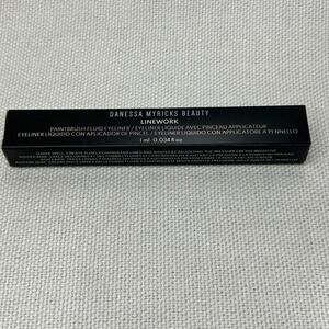 Danessa Myricks Beauty Linework Paintbrush Fluid Eyeliner Onyx Black 1ml NEW